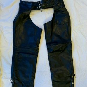 Chaps - Genuine Black Leather